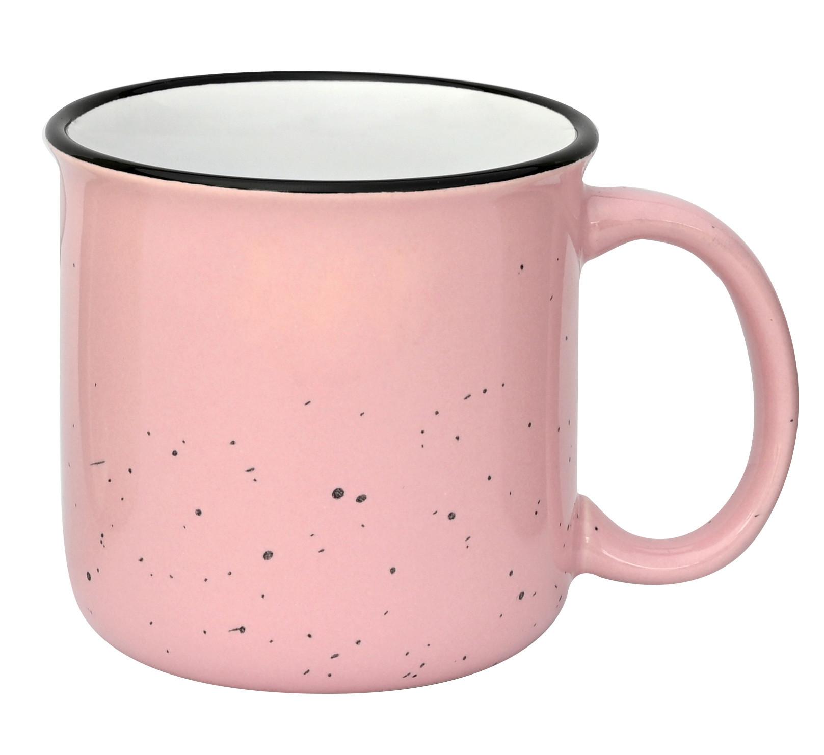 Hrnek Na Kávu Tina - pink, Konvenční, keramika (8,8/8,5cm) - Modern Living