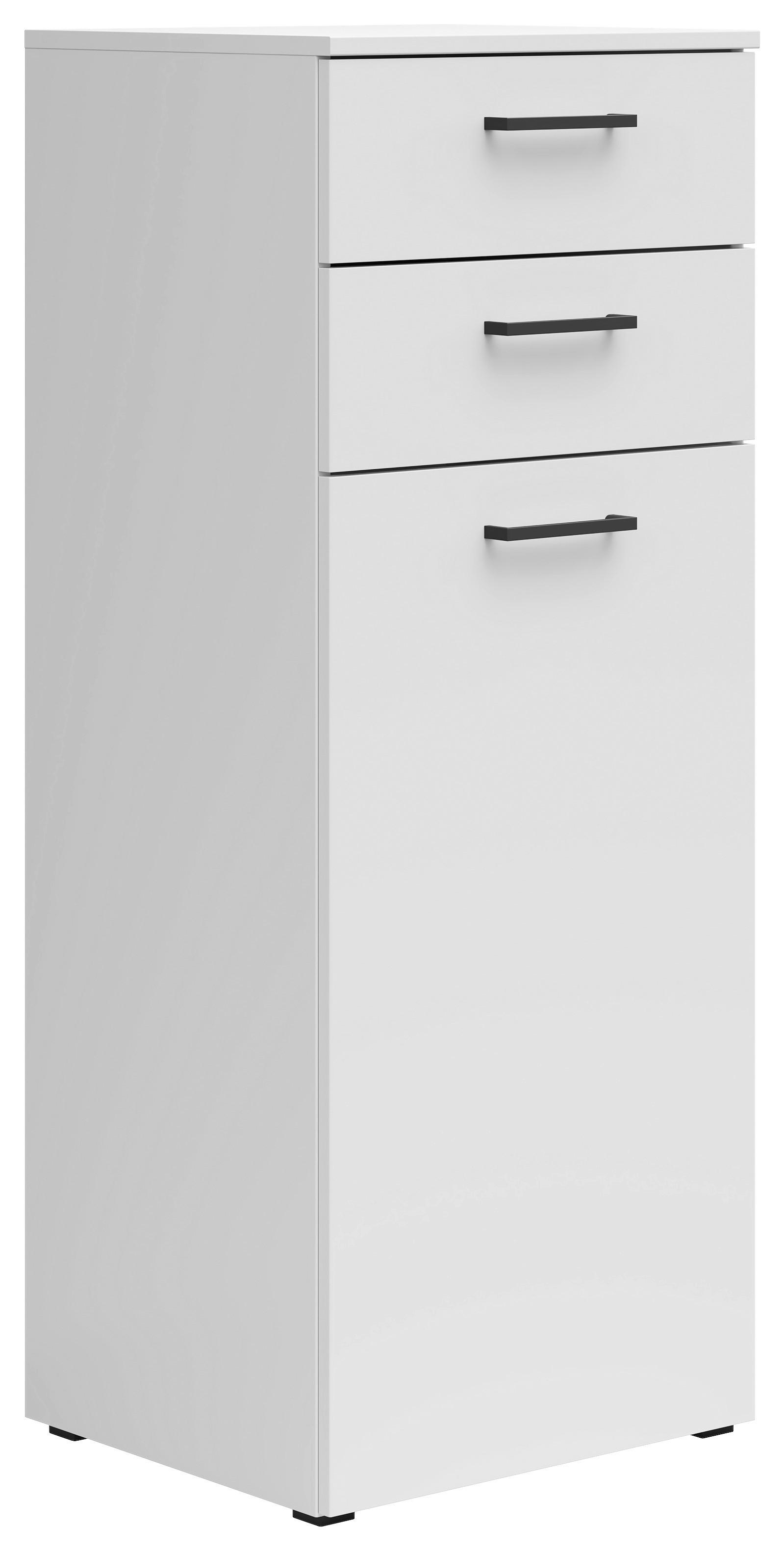 Komoda MULTISTAURAUM š: 45cm - čierna/biela, Modern, kompozitné drevo/plast (45/115/40cm)