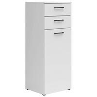 Komoda MULTISTAURAUM š: 45cm - bílá/černá, Moderní, kompozitní dřevo/plast (45/115/40cm)