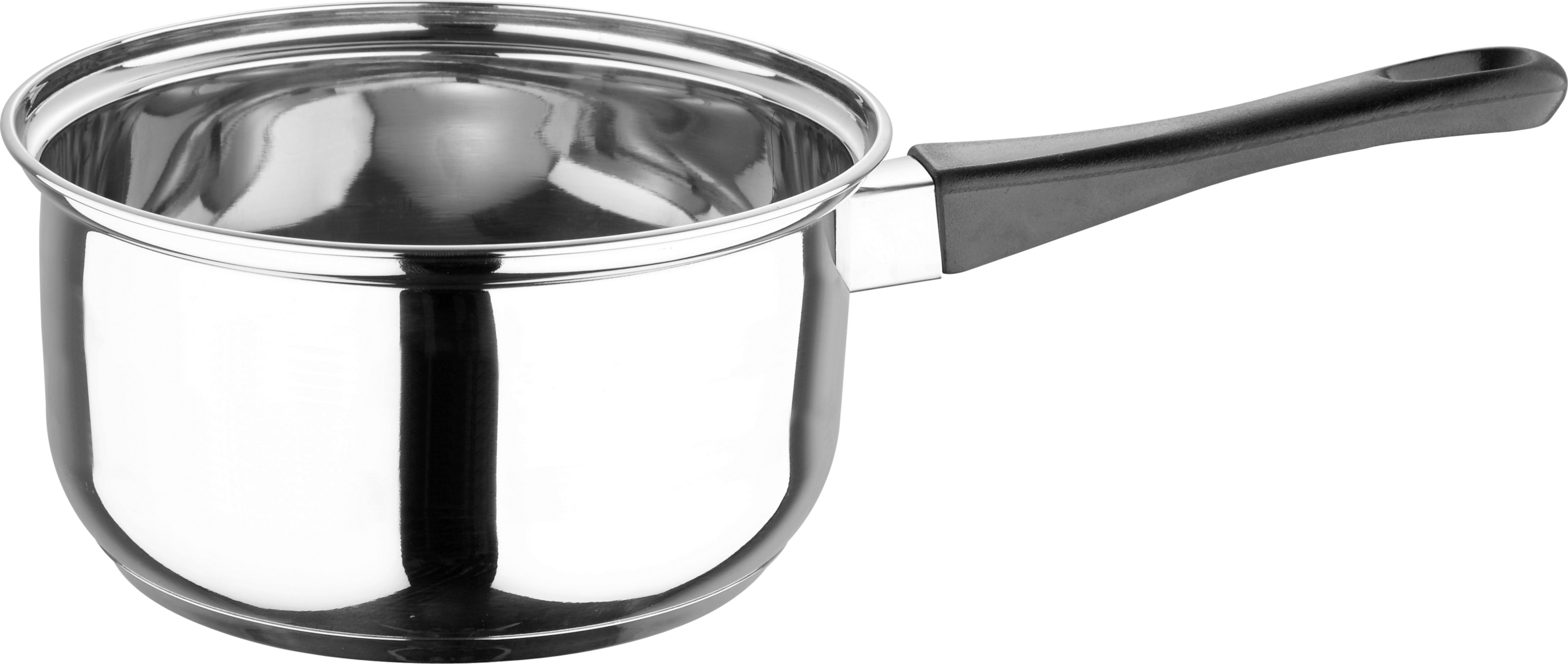 Kochtopfset Janek 5 -Teilig. Aus Edelstahl, mit Deckel - Klar/Edelstahlfarben, MODERN, Glas/Metall - Luca Bessoni