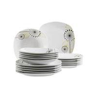Tafelservice Vanesa 6 Personen Geschirr Set - Weiß, Basics, Keramik - Mäser