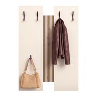 Garderobenpaneel Touch Eiche Artisan/Kaschmir B: 69cm - Kaschmir/Eiche Artisan, MODERN, Holzwerkstoff (69/99/1,8cm)