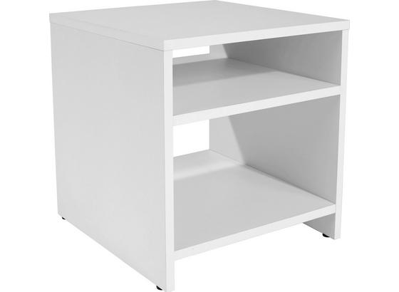 Odkládací Stolek Luca Lct01 - bílá, Moderní, kompozitní dřevo (40/40/37cm) Odkládací Stolek Luca Lct01 - bílá, Moderní, kompozitní dřevo (40/40/37cm)