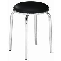 STOHOVATELNÁ STOLIČKA PUB - černá, Konvenční, kov/plast (46/45cm)