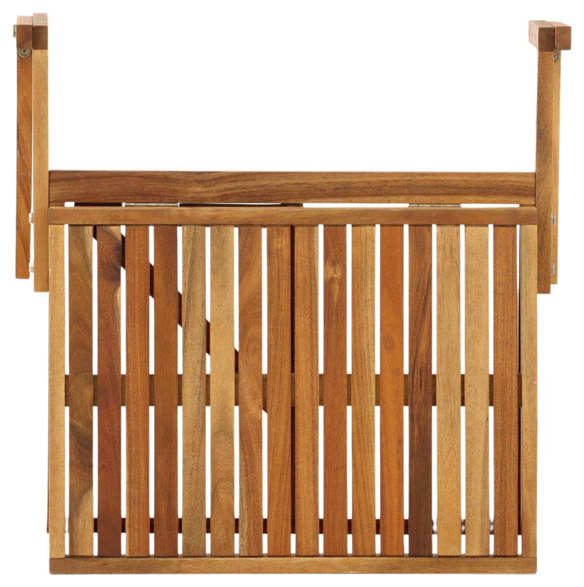 Gartentisch Klappbar Marion Akazienholz L 60 cm - Akaziefarben, KONVENTIONELL, Holz (60/45/55cm) - Gardenson