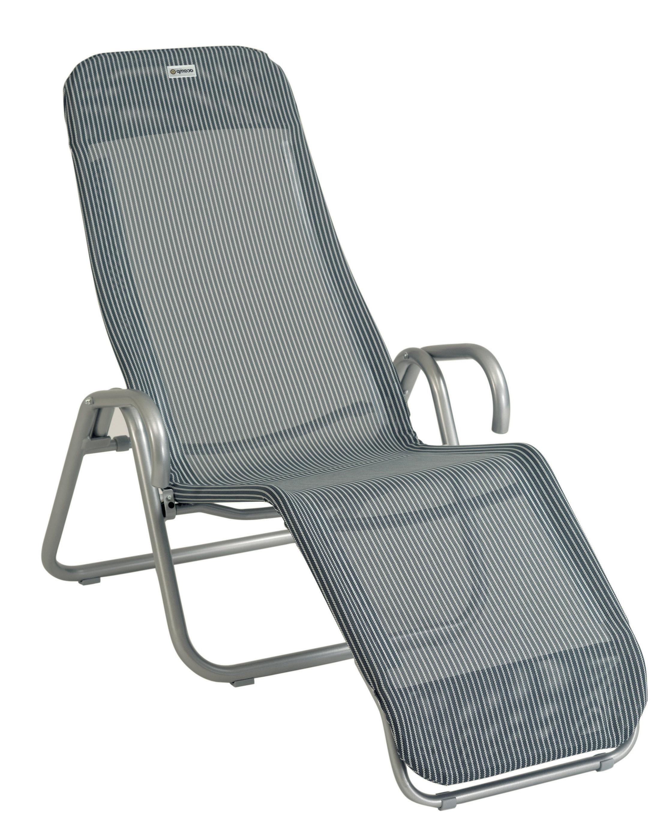 Bäderliege 56278 Acamp Ersatzbezug Calyps - Grau, Basics, Textil (54/190cm) - Gardenson