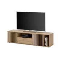 Lowboard Chiara - Schwarz/Eiche Artisan, Design, Holzwerkstoff (150/43/40cm) - Livetastic