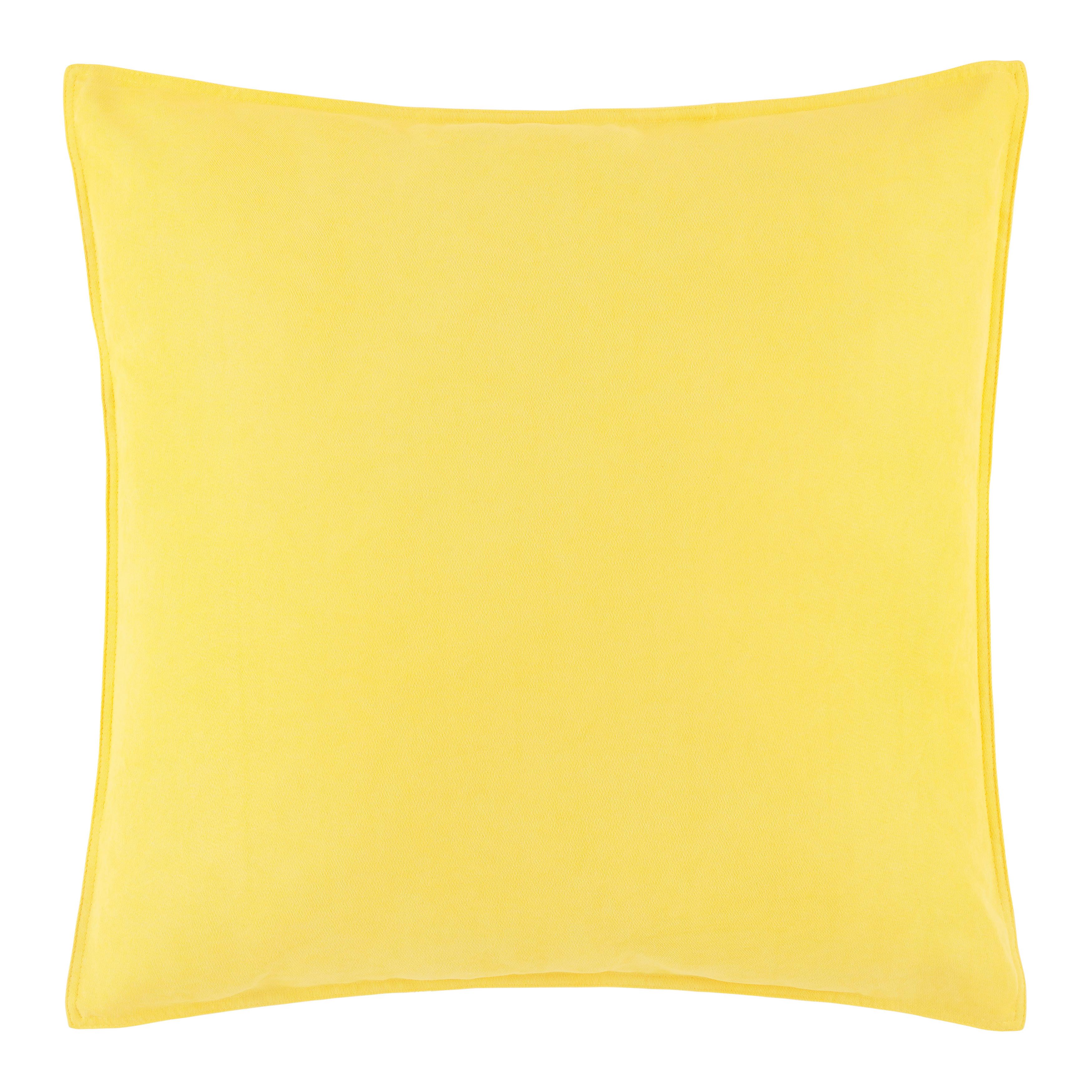Dekoračný vankúš Nathi, 60/60cm, žltá - žltá, Konventionell, textil (60/60cm) - Mömax