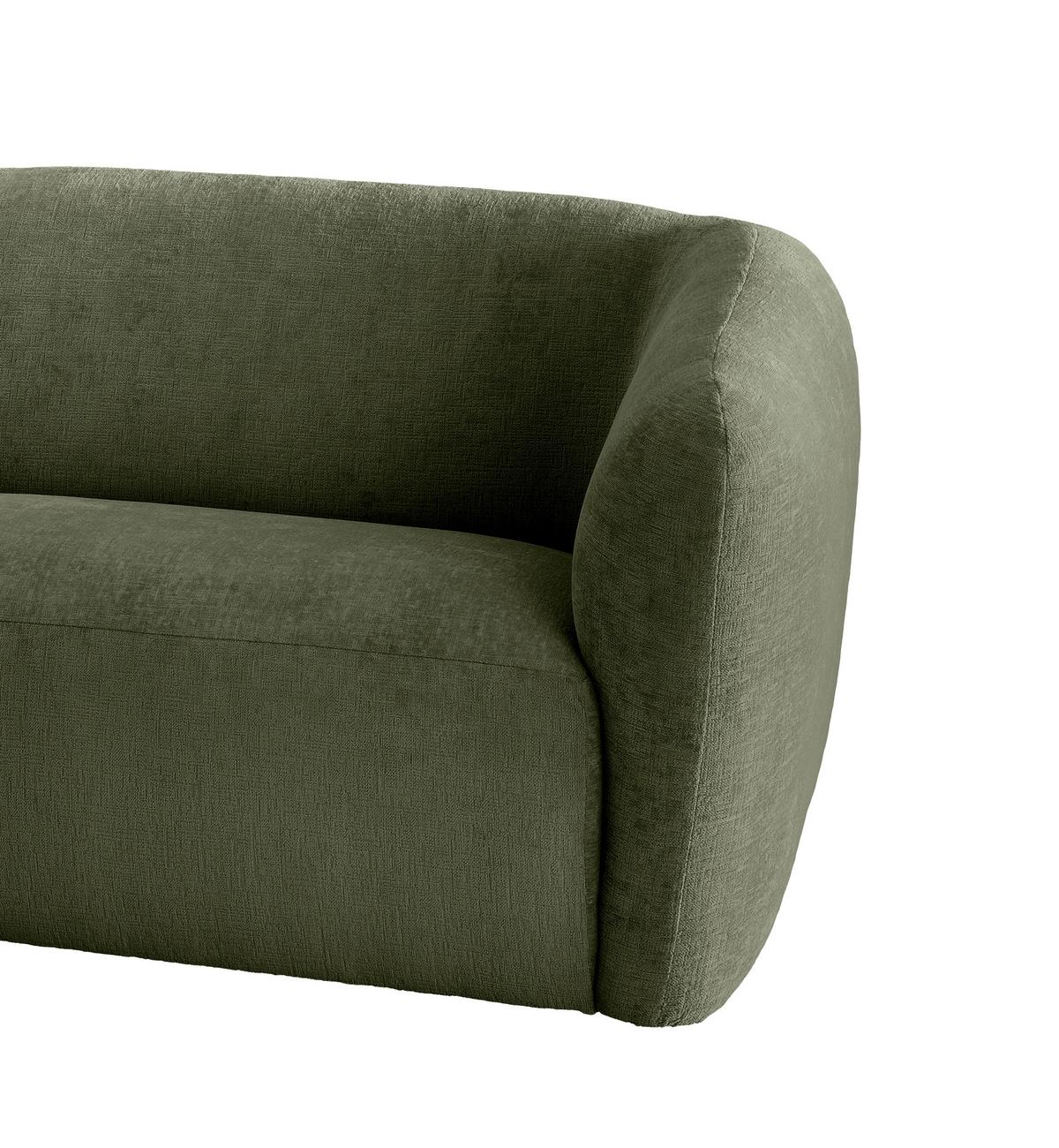 Ecksofa Jesi, Grün S: 182x276 Cm - Schwarz/Grün, MODERN, Textil (182/276cm) - Livetastic