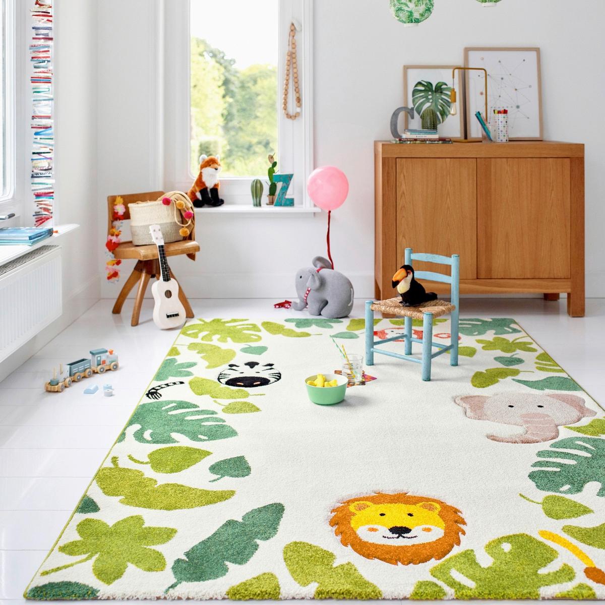 Kinderteppich E-Safari - Beige, Trend, Textil (200/290cm) - Esprit