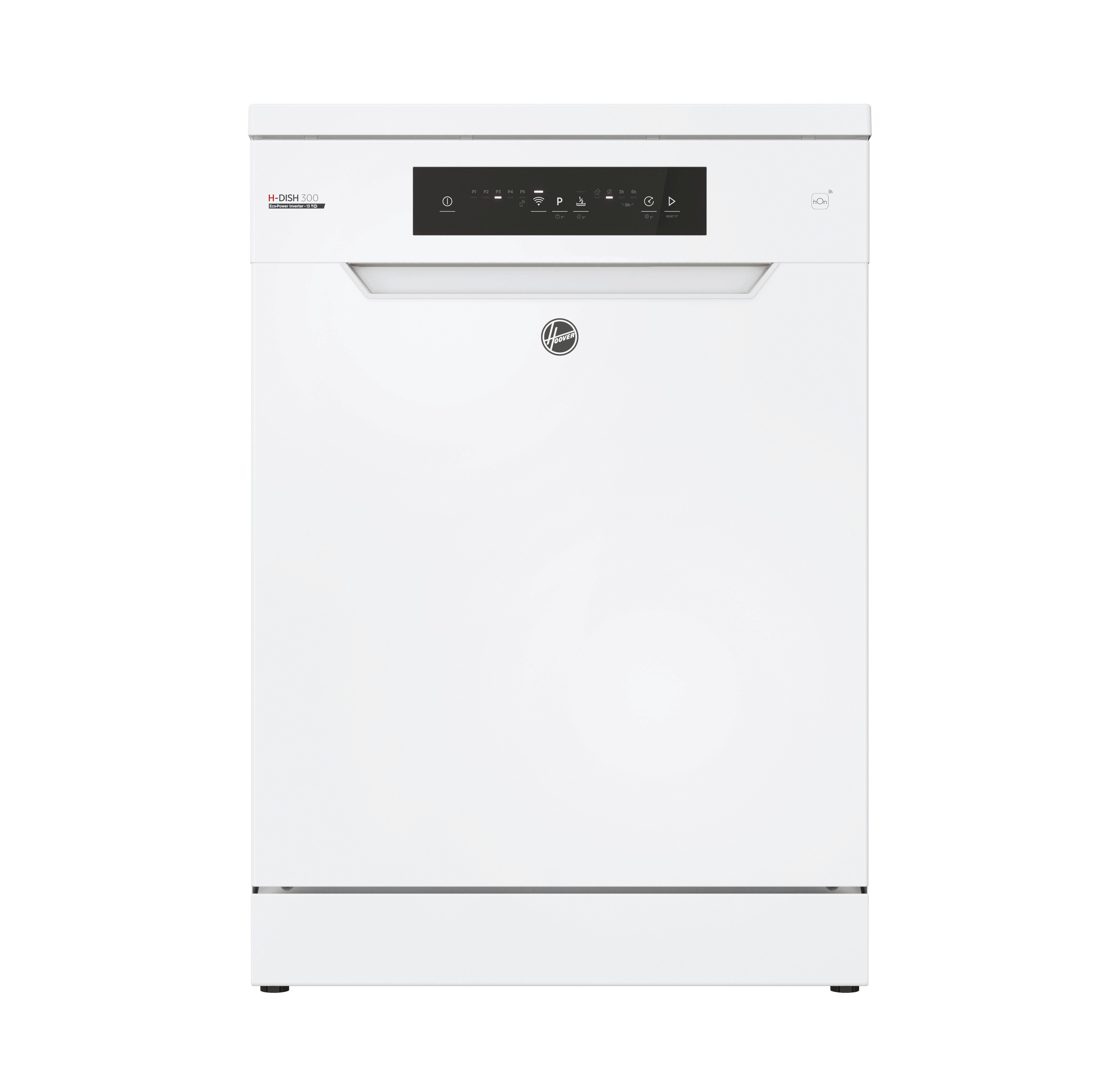 Geschirrspüler Hf 3c7low B: 60 cm Freistehend Weiß - Weiß, Basics (60/85/60cm) - Hoover
