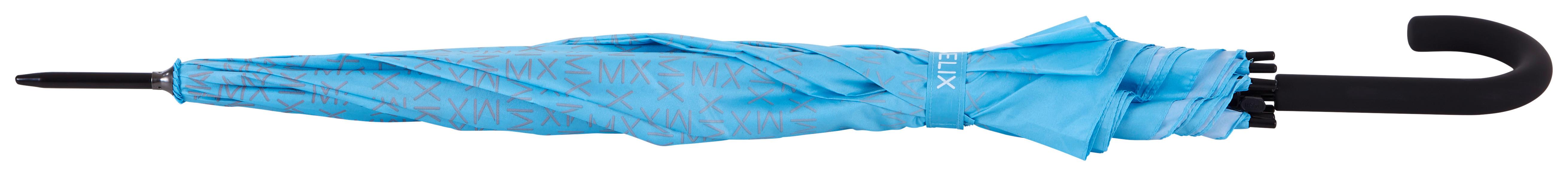 Regenschirm Trend Stick Ac Hellblau ⌀ 102 cm - Basics, Kunststoff/Textil (102cm)