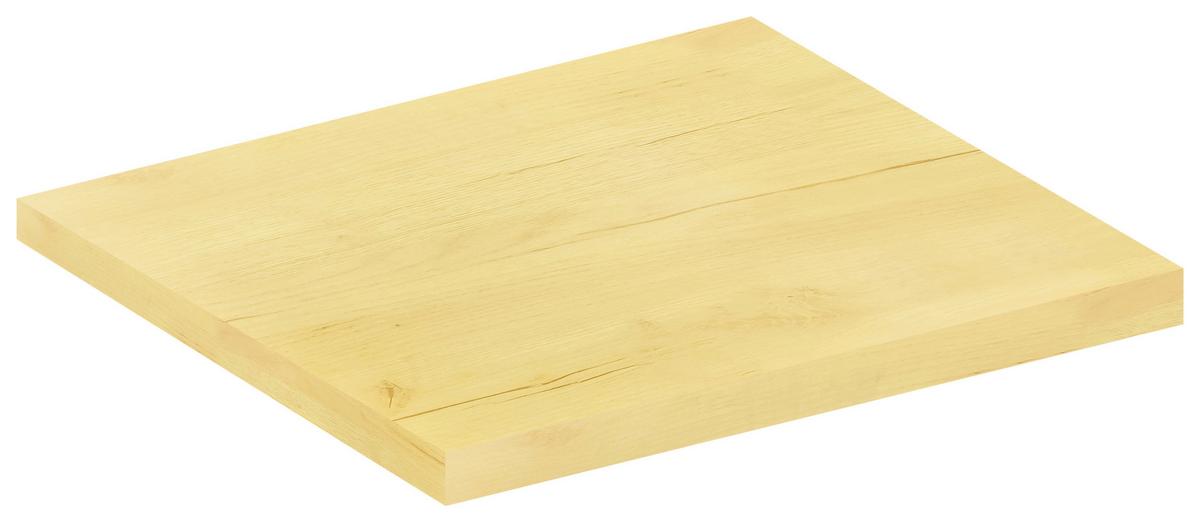 Arbeitsplatte Fasola - Honigeiche, Trend, Holzwerkstoff (80/3/60cm) - MID.YOU