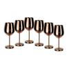 Weinglas Echtwerk 6er-set Je Ca. 500 Ml - Kupferfarben, Trend, Metall - Echtwerk