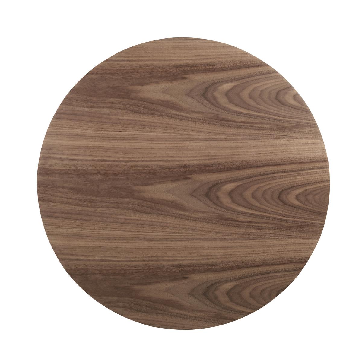 Couchtisch Walnussfarben D: 80 Cm - Walnussfarben, Design, Holzwerkstoff (80/80/30cm) - Livetastic