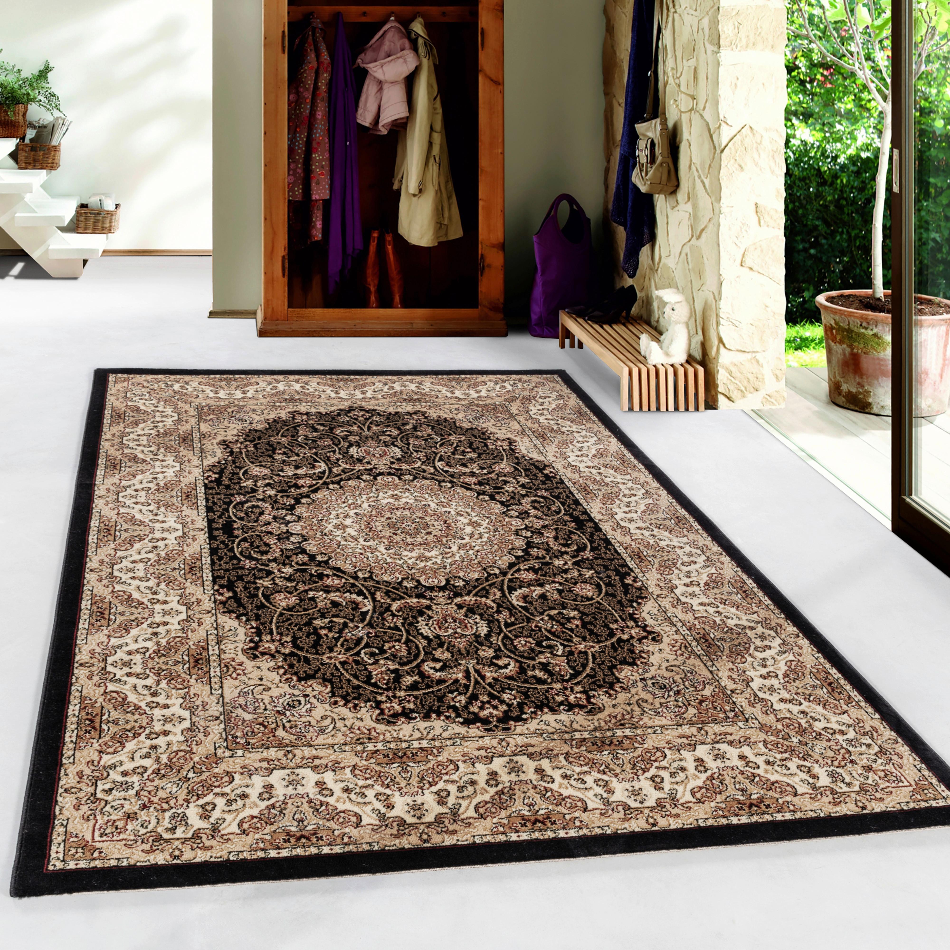 Webteppich Kashmir - Schwarz, KONVENTIONELL, Textil (300/400cm)