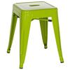 Hocker Vantaggio Stahl Grün H: 46 cm Stapelbar - Grün, Basics, Metall (39/46/39cm) - MID.YOU
