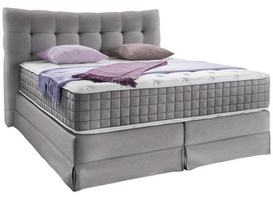 Boxspringbett Domino ca.160/200cm, Steingrau - Grau, KONVENTIONELL, Holz (160/200cm) - James Wood Boxspringbett Domino ca.160/200cm, Steingrau - Grau, KONVENTIONELL, Holz (160/200cm) - James Wood