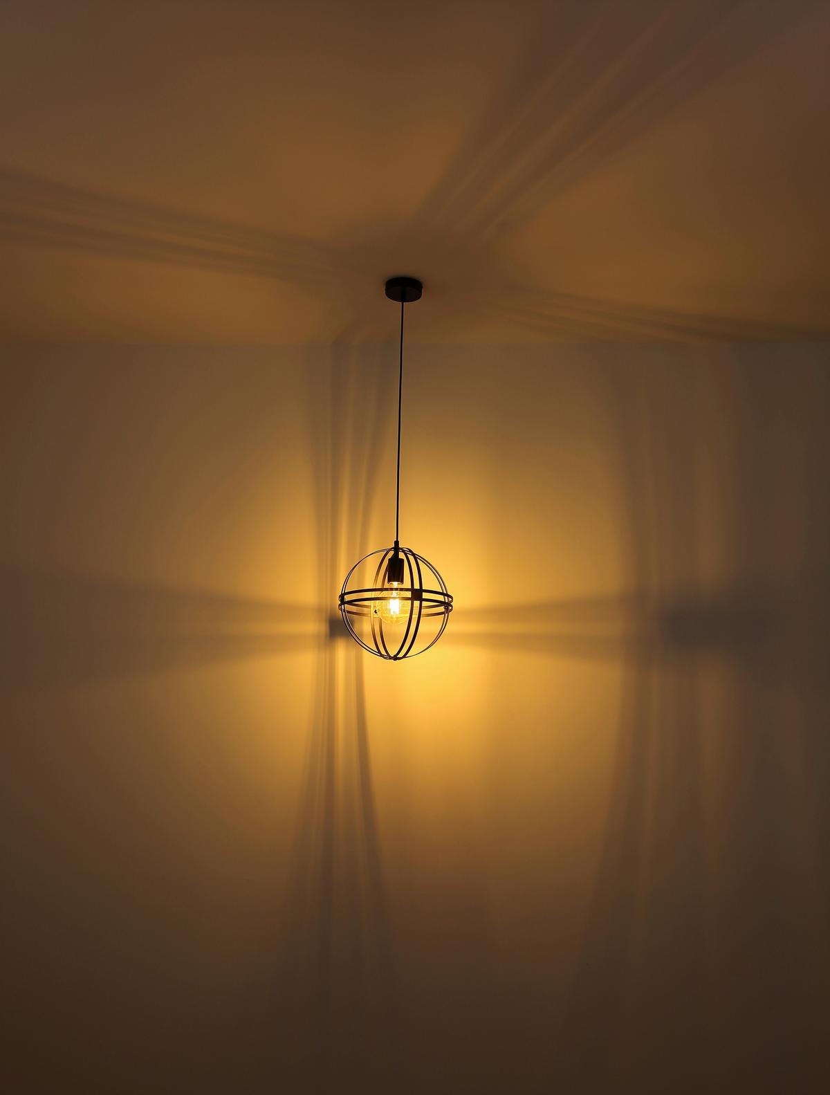 Hängeleuchte 15639h2 - Schwarz, Design, Metall (40/120cm) - Globo