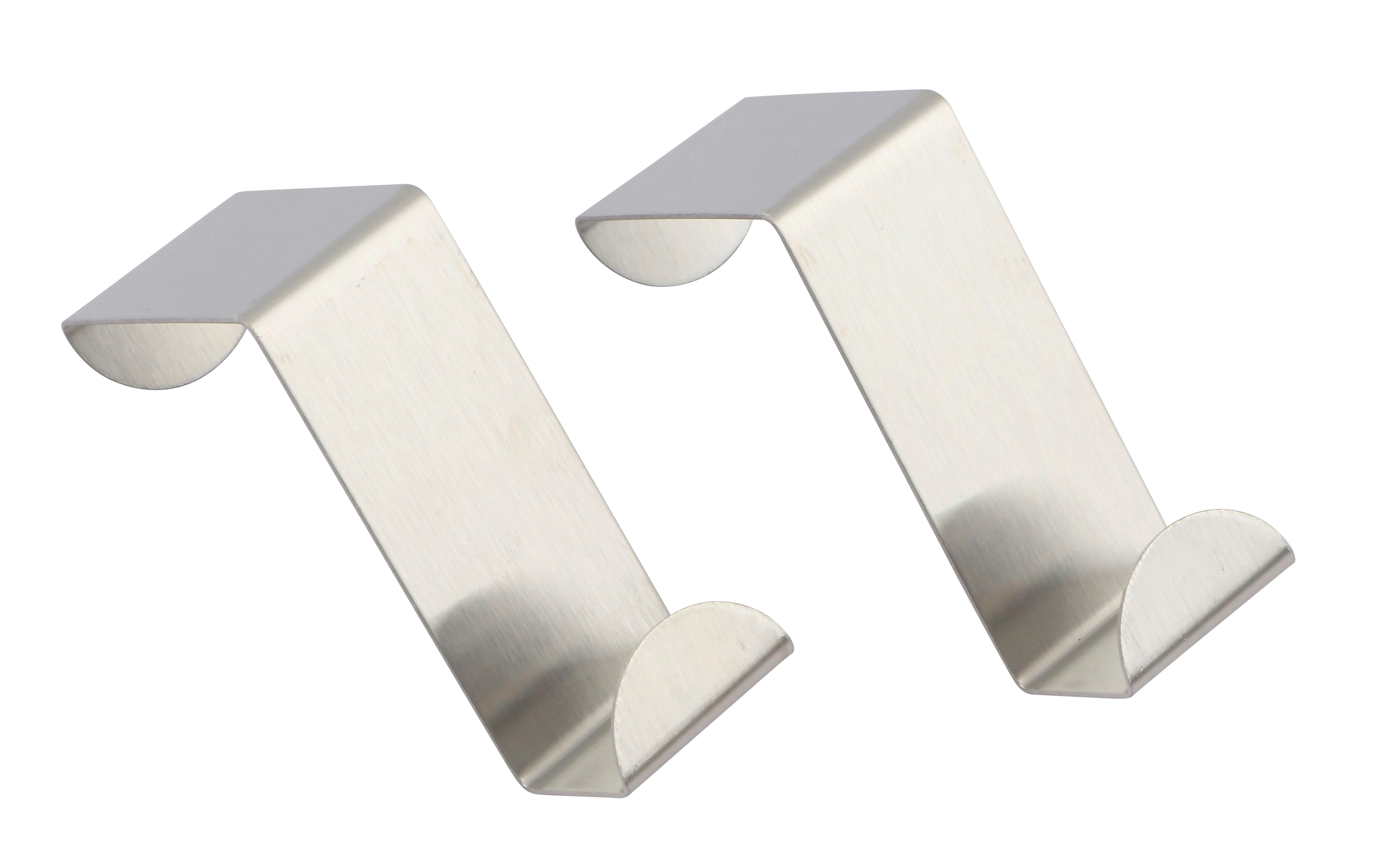 Handtuchhaken Alessandro - Silberfarben, KONVENTIONELL, Metall (2,5/8,5cm) - Ondega