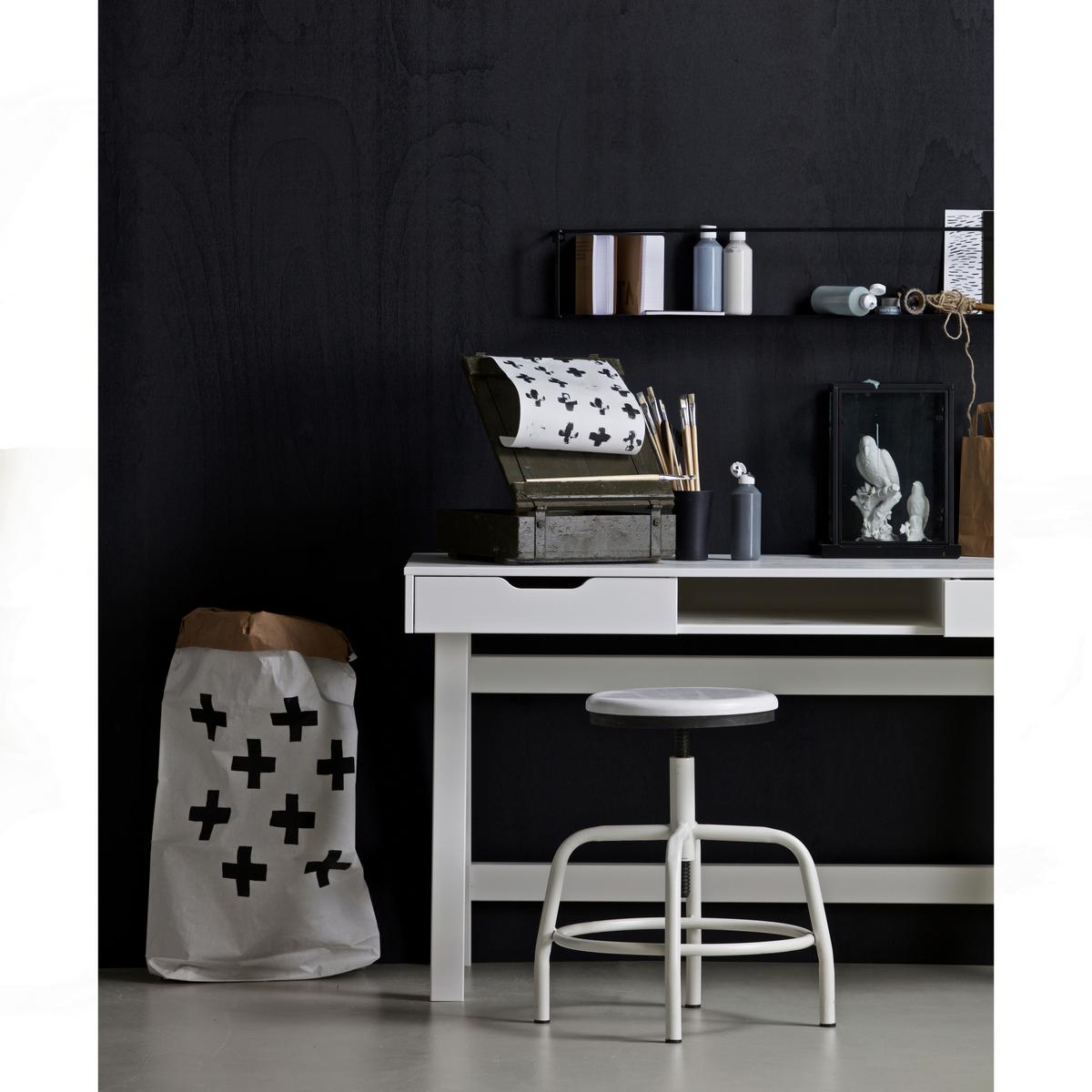 SCHREIBTISCH Nikki Weiß L: 140cm - Weiß, MODERN, Holz (140/62/75cm) - Livetastic