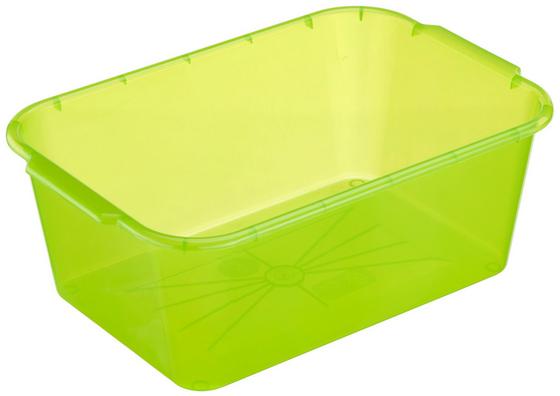 Aufbewahrungsbox aus Kunststoff in Grün 4L