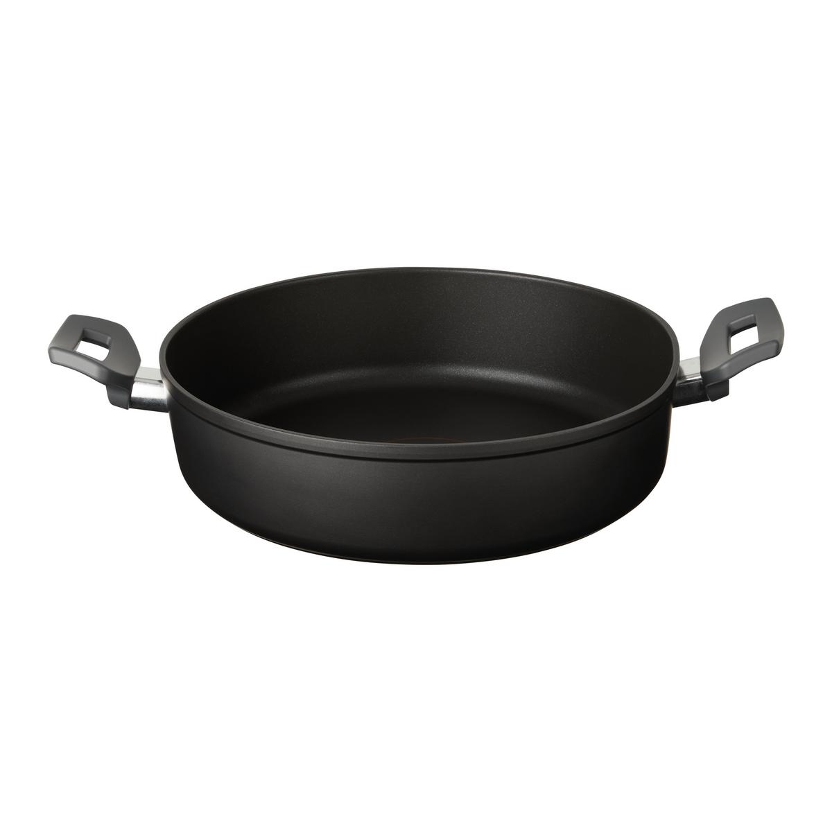 Servírovací pánev *Ø/V: 28/7,5 cm - černá, Konvenční, kov (28/7,5cm) - Mömax
