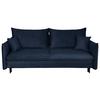 Schlafsofa Melody - Blau/Schwarz, Design, Textil (216/96/102cm) - MID.YOU