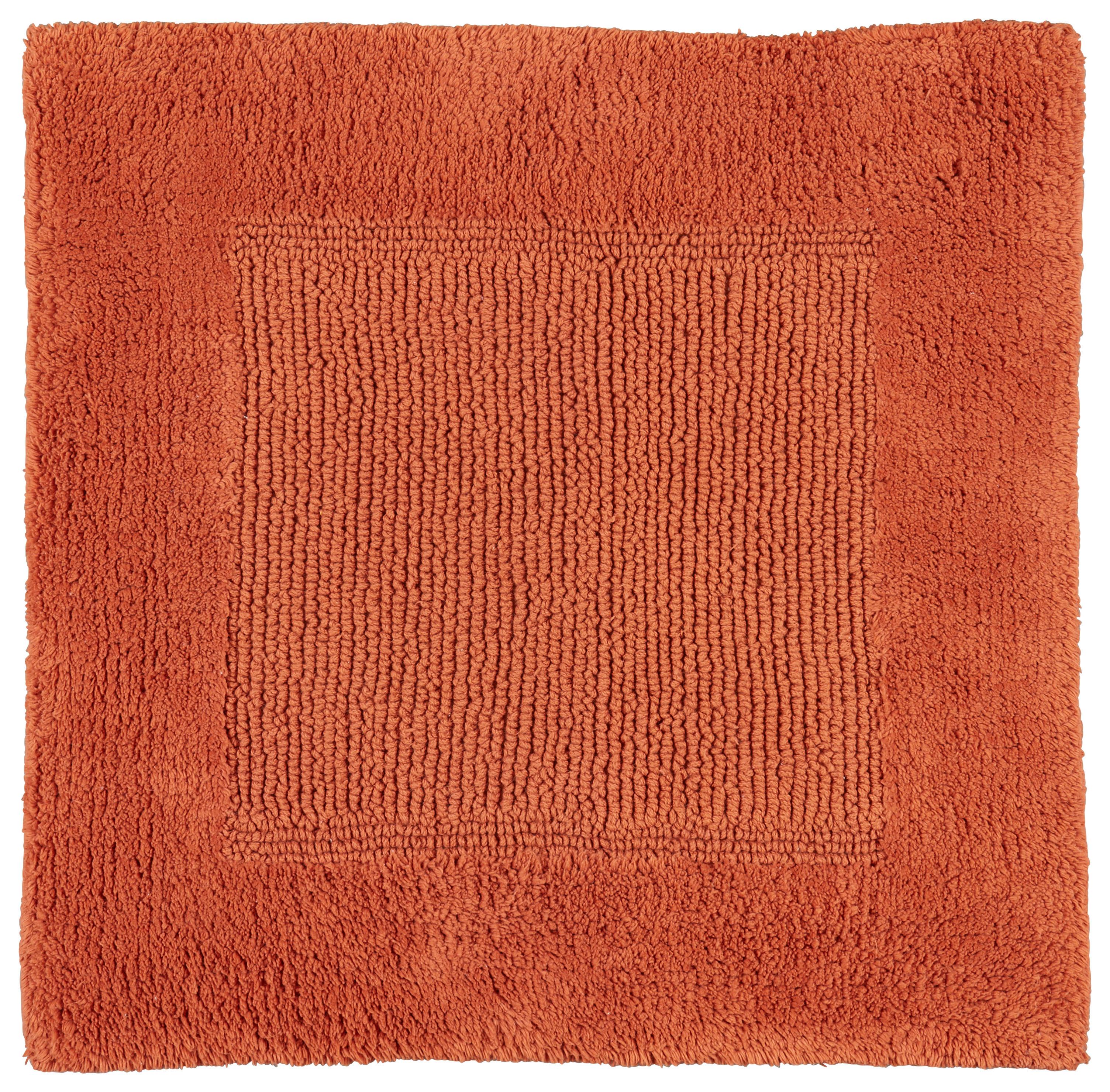 Koupelnová Předložka Karen, 50/50cm, Oranžová - oranžová, Konvenční, textil (50/50cm) - Premium Living