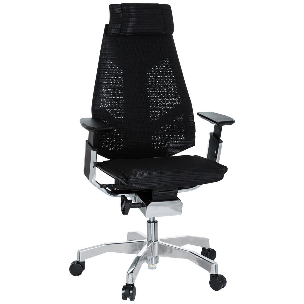 Drehstuhl Genidia Pro höhenverstellbar Schwarz