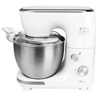 Küchenmaschine 800w Bi Kitchen Mix 800 - Edelstahlfarben/Weiß, MODERN, Kunststoff/Metall (17,5/34,2/34,5cm) - Bikitchen