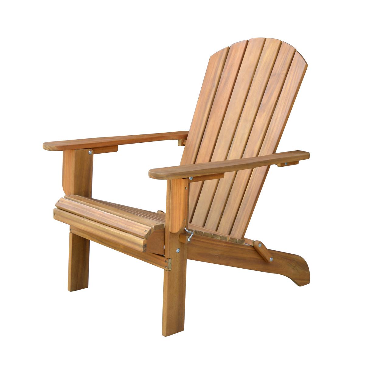 Garten-Relaxsessel Holz, Akazie - Akaziefarben, Basics, Holz (84/69/93cm) - Prestige Home