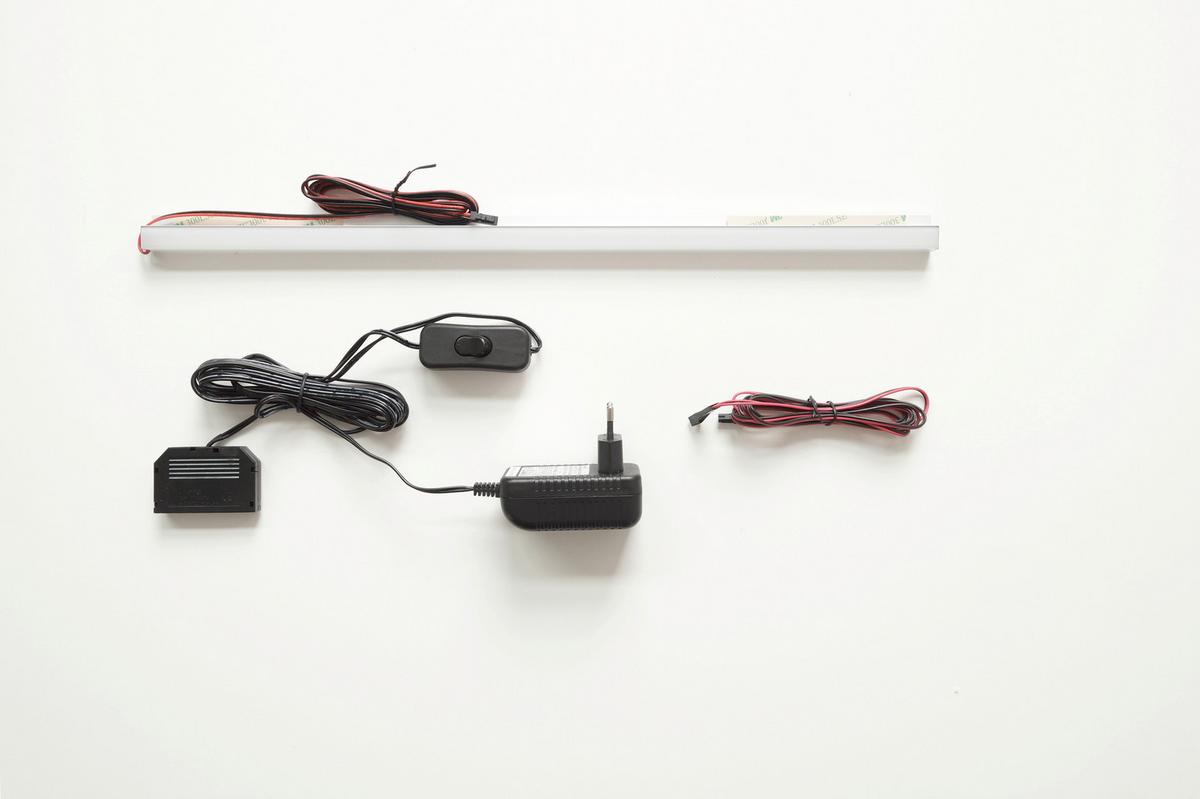 Einlegebodenbeleuchtung 1er-Set 4,3 W Led dimmbar - Design, Kunststoff (45/2/2cm) - MID.YOU