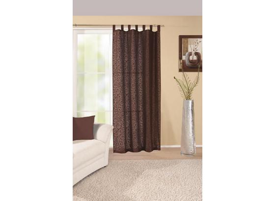 Kombivorhang Elegance - Braun, KONVENTIONELL, Textil (140/255cm) - Ombra Kombivorhang Elegance - Braun, KONVENTIONELL, Textil (140/255cm) - Ombra
