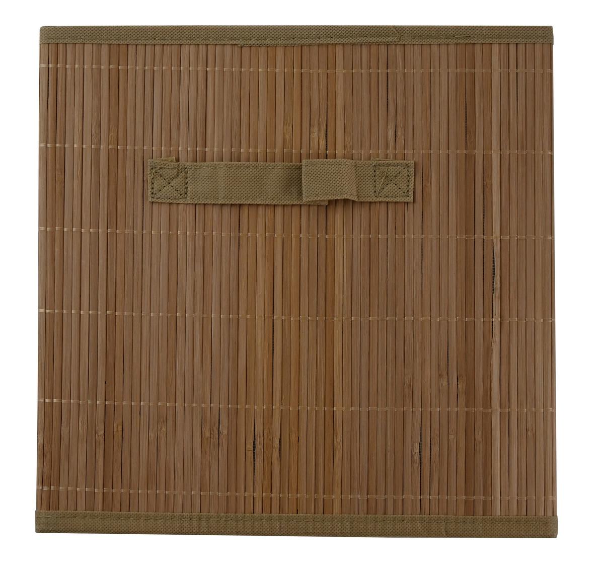 Faltbox Nella - Naturfarben, KONVENTIONELL, Karton/Naturmaterialien (30/30/30cm) - Luca Bessoni