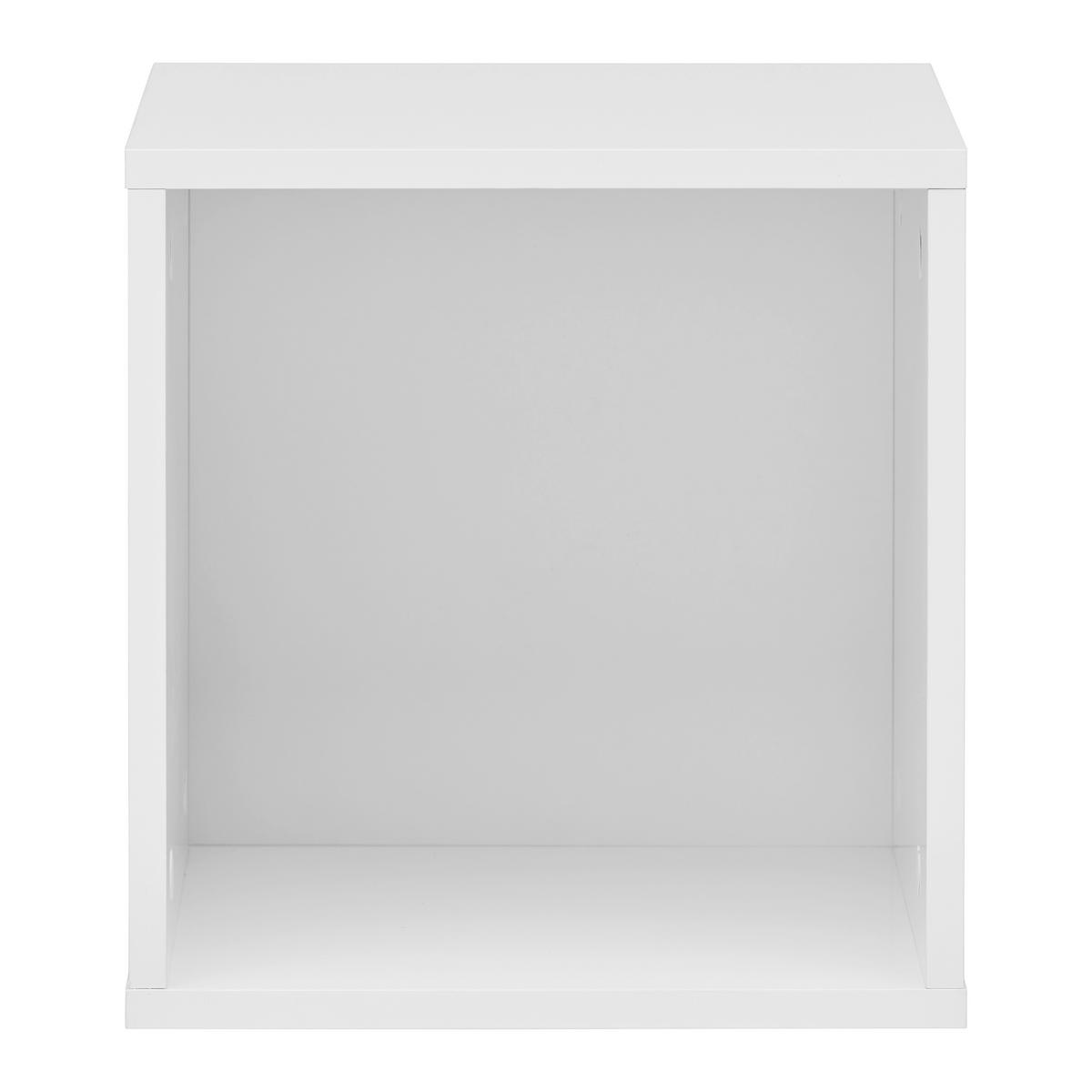 BOX LUGO - bílá, Moderní, kompozitní dřevo (35,2/35,2/34,4cm) - Mömax
