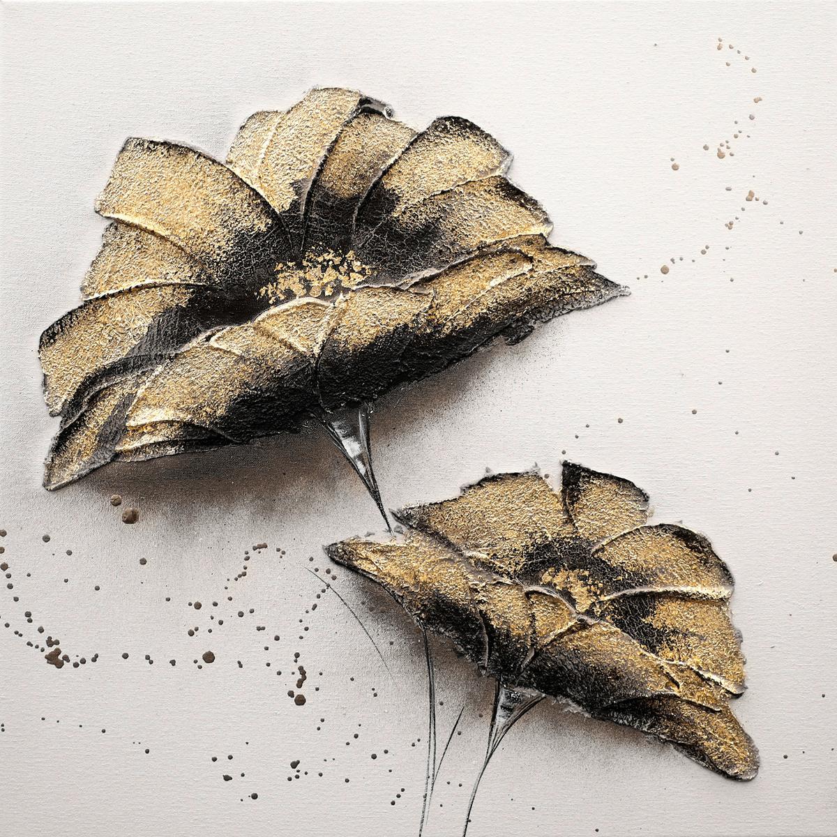 Mixed-Media Bild Julia - Multicolor, KONVENTIONELL, Holzwerkstoff/Textil (50/50cm) - James Wood