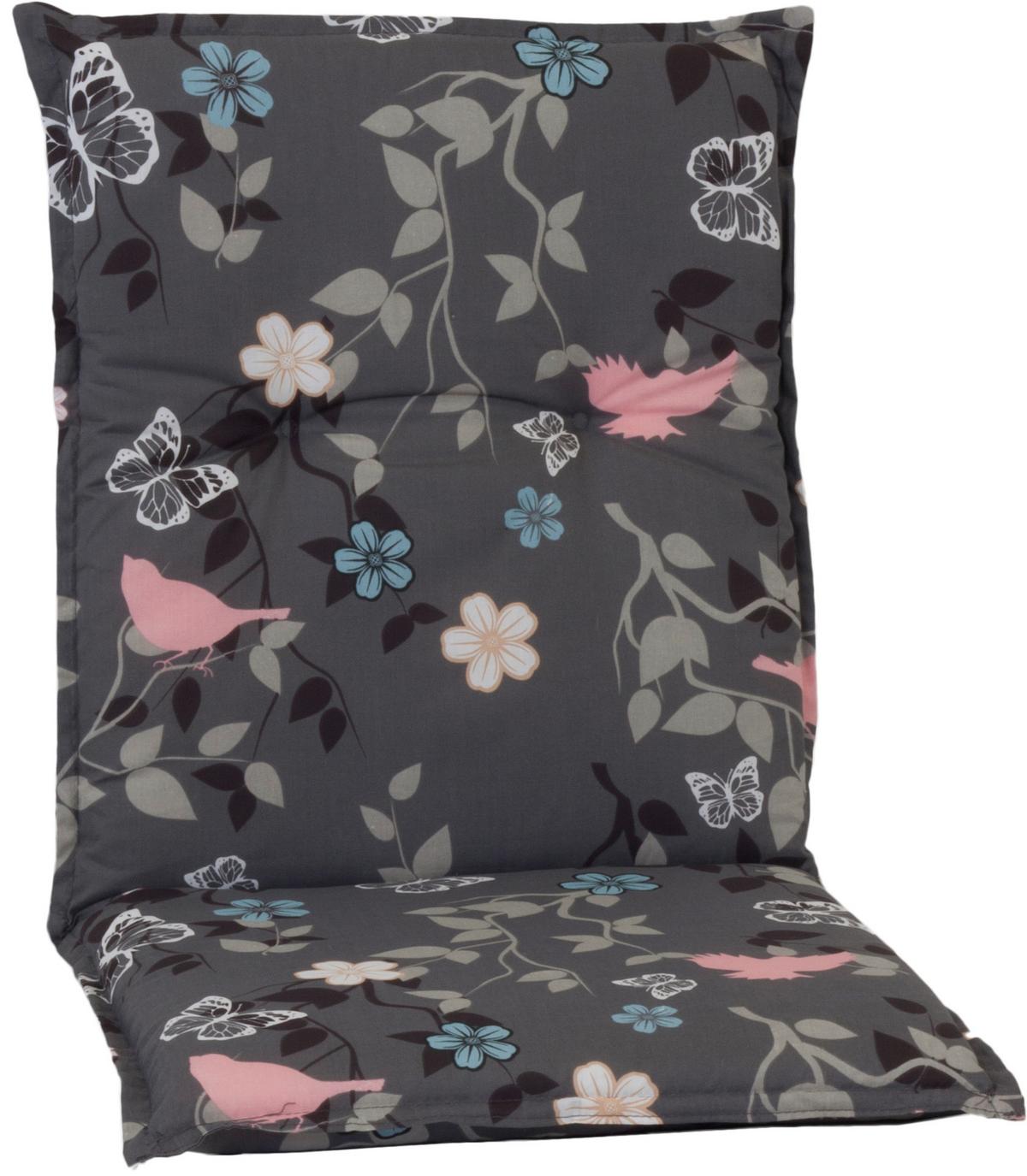 Niederlehner Auflagen 4er-set Bregenz 100x50x6cm Grau - Grau, Basics, Textil (100/50/6cm) - Gardenson