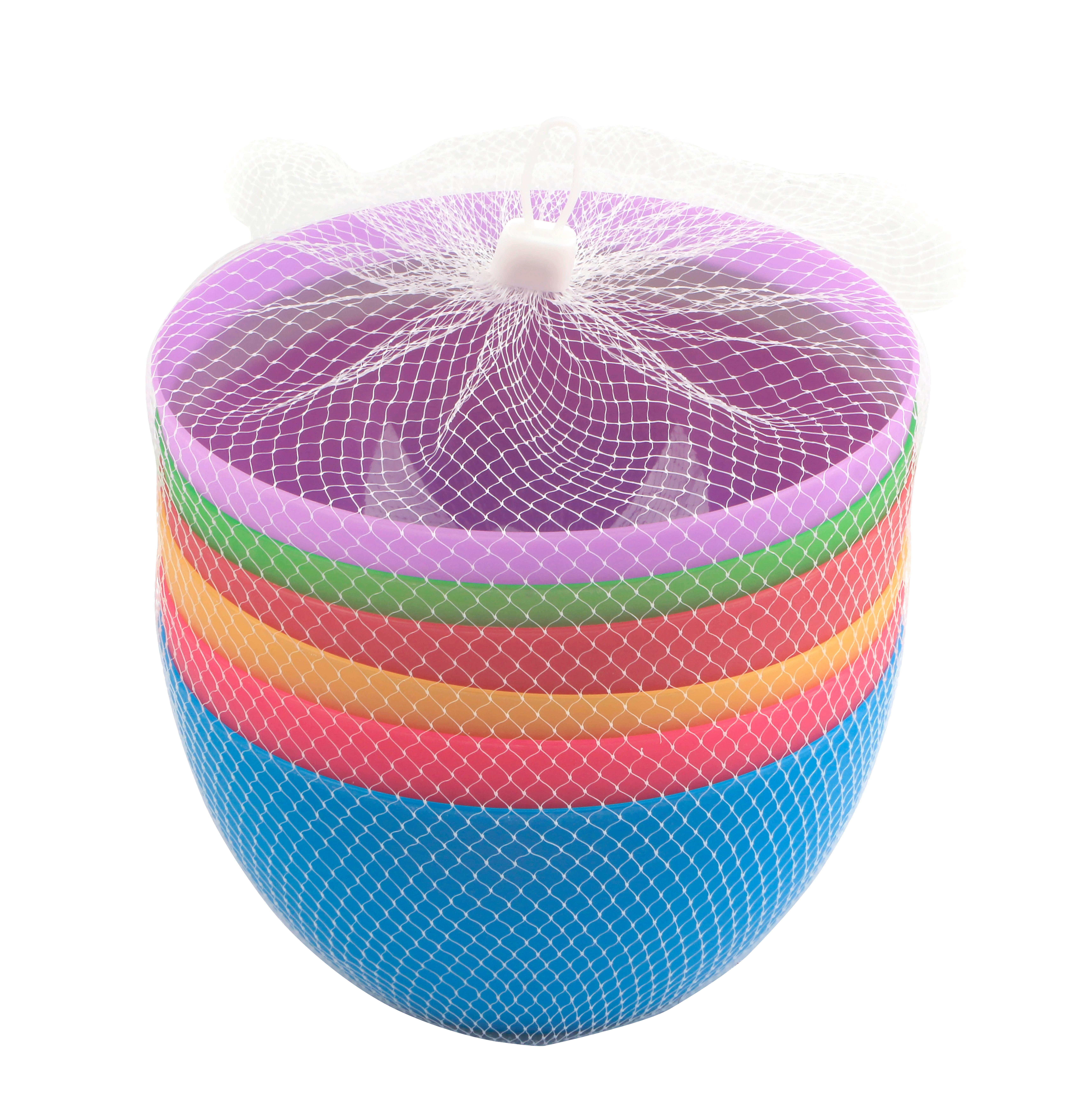 Műanyag Tál Edvin 6 Részes - többszínű, Konventionell, műanyag (15/8cm) - Ondega