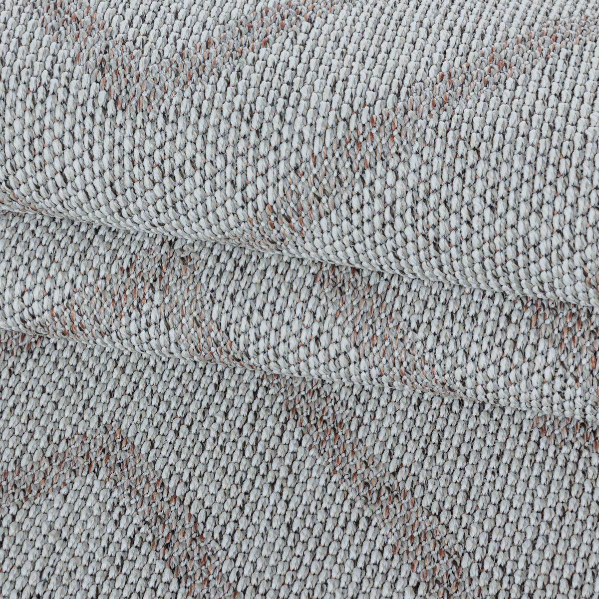 Flachwebteppich Aruba - Pink, Design, Textil (80/250cm) - Novel