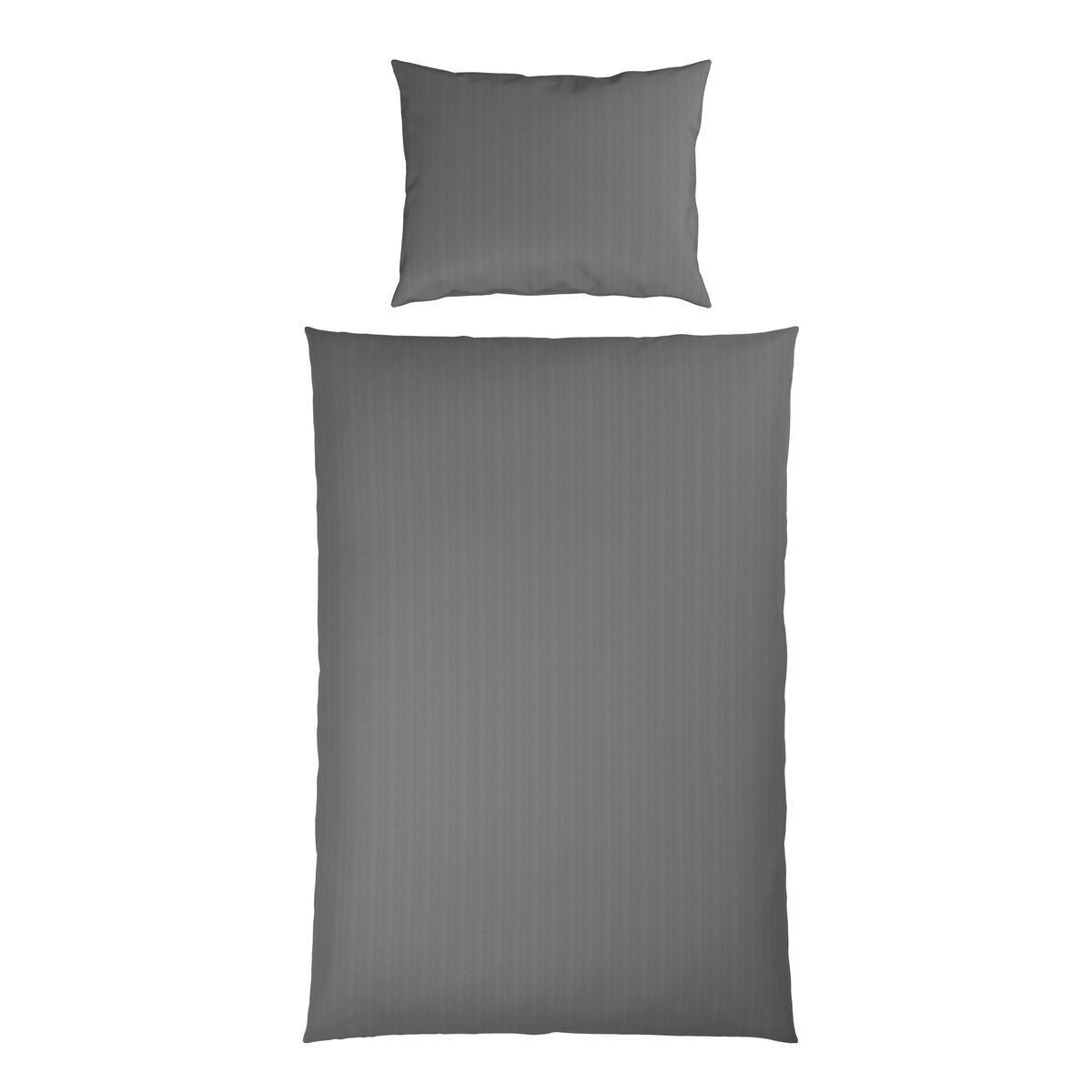 POSTEĽNÁ BIELIZEŇ DOBBY RAUTE - sivá, textil (140/200cm) - Mömax