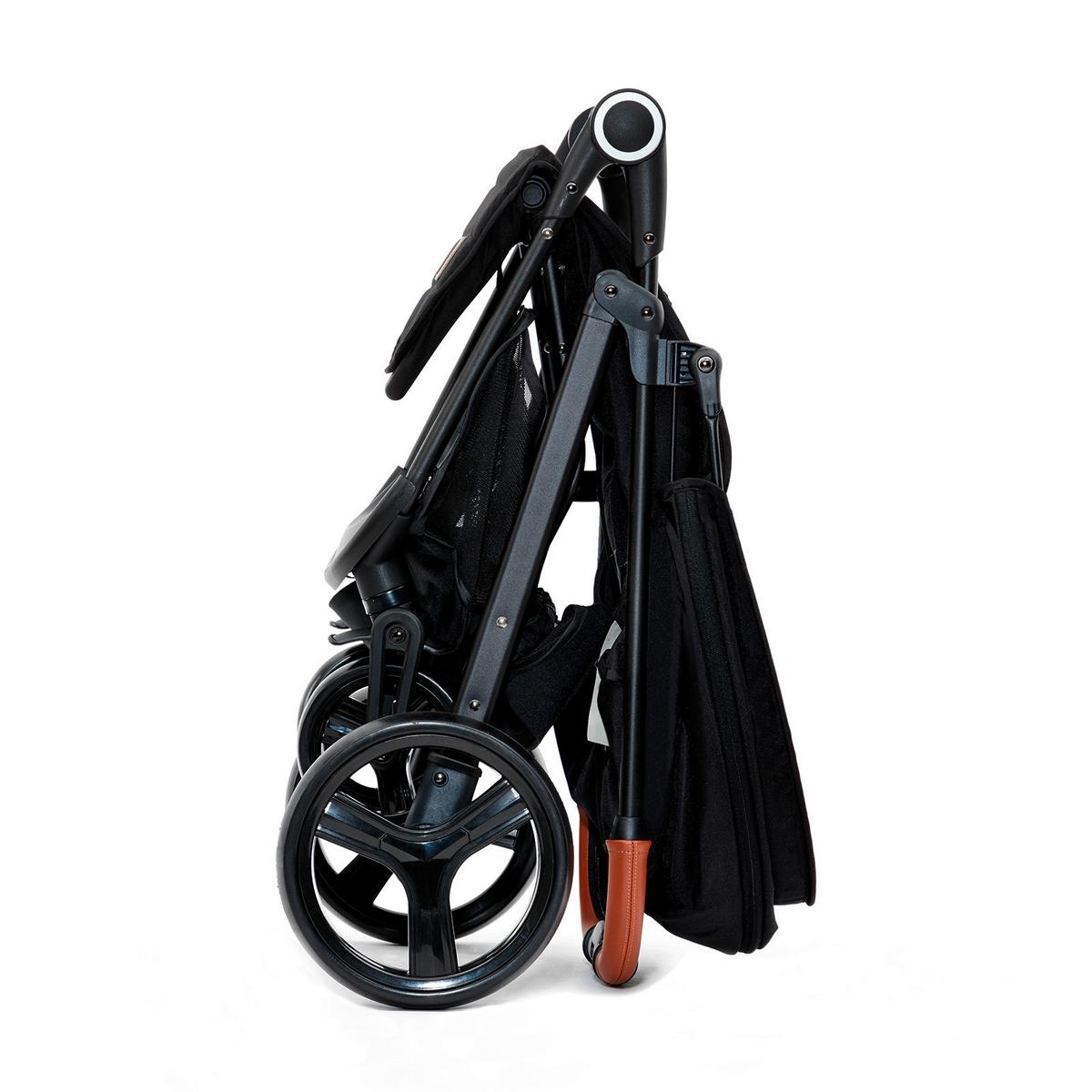 BUGGY Grande Plus Schwarz, B/H/T: 57x106x95cm - Schwarz, Basics, Metall (57/106/95cm) - Kinderkraft