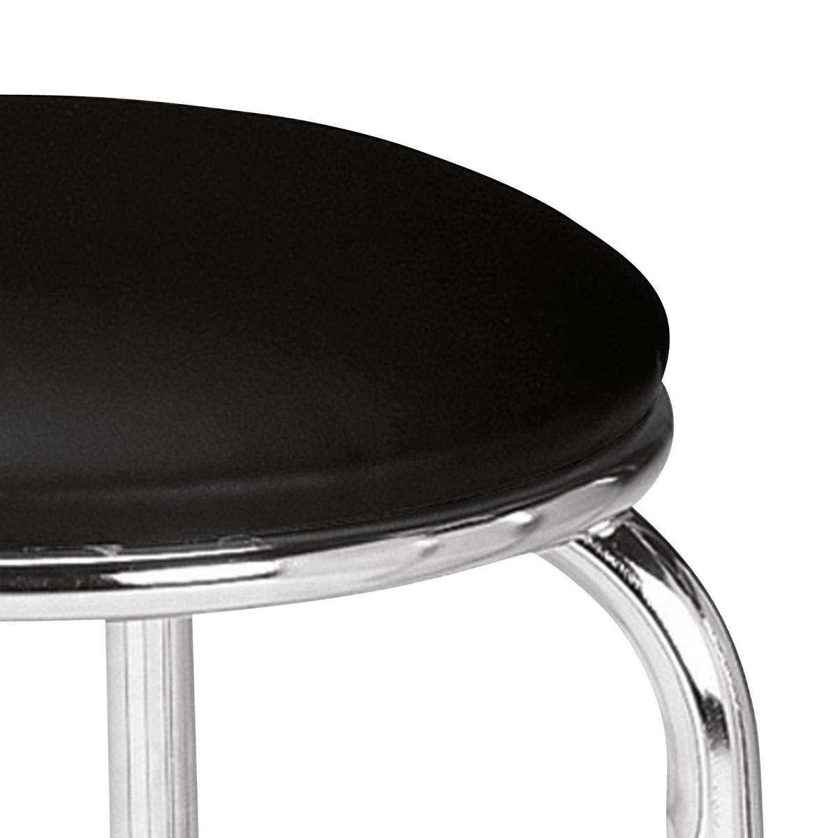 Ülőke Pub *TOP ÁR* - fekete, Konventionell, műanyag/fém (46/45cm) - Best Price