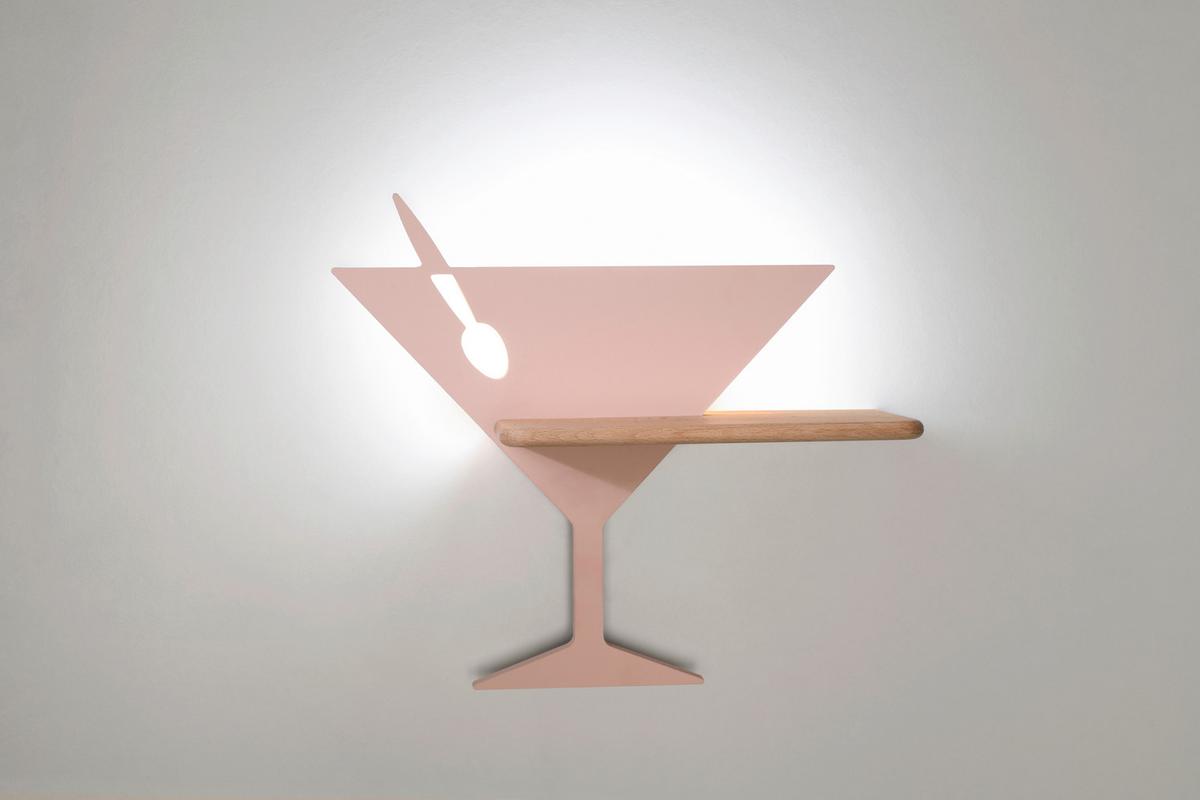 Led-wandleuchte 21-03553 Piccolo - Pink, Basics, Holz/Holzwerkstoff (37.5/12/33cm)