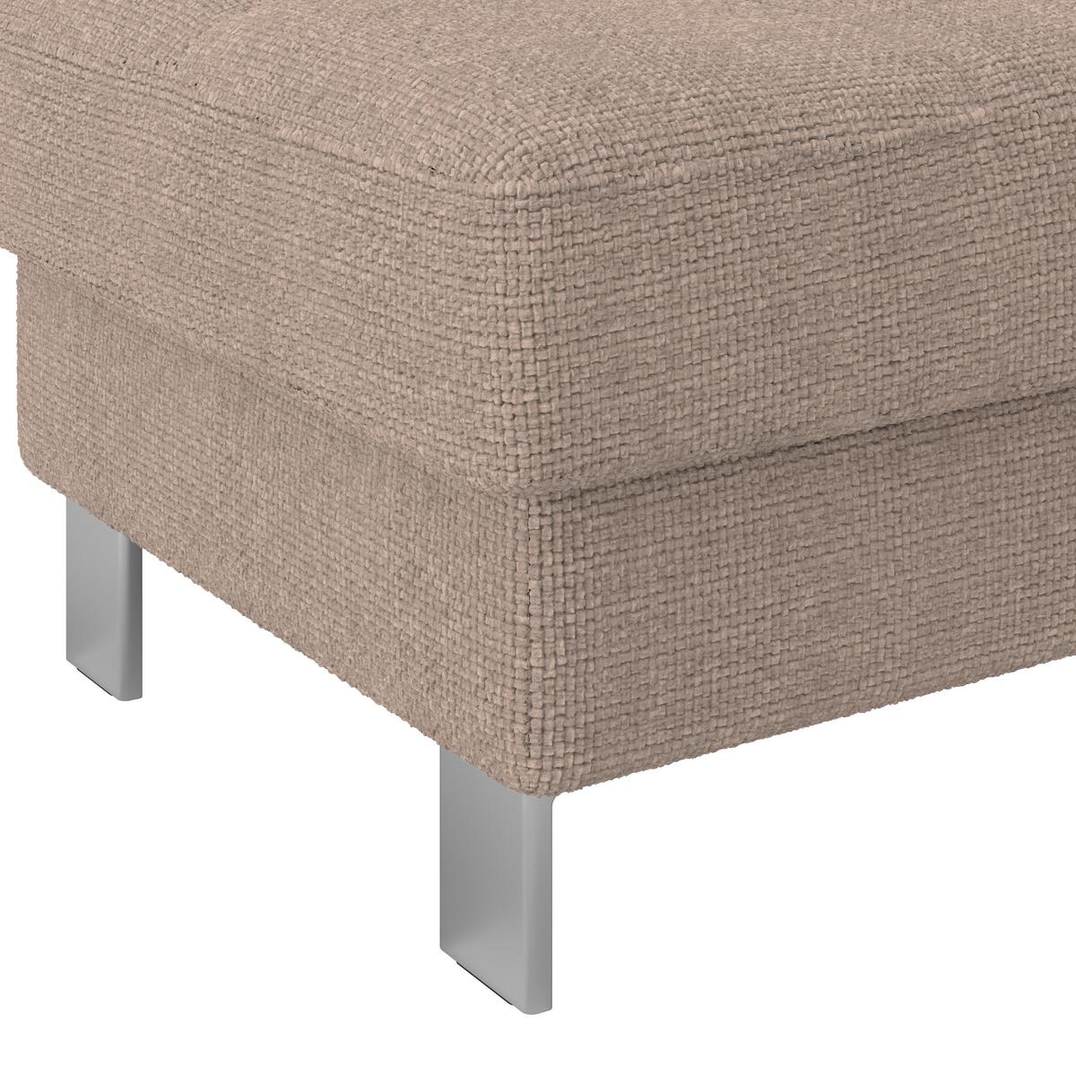 Hocker Savona - Beige, MODERN, Textil (90/44/73cm) - Ondega