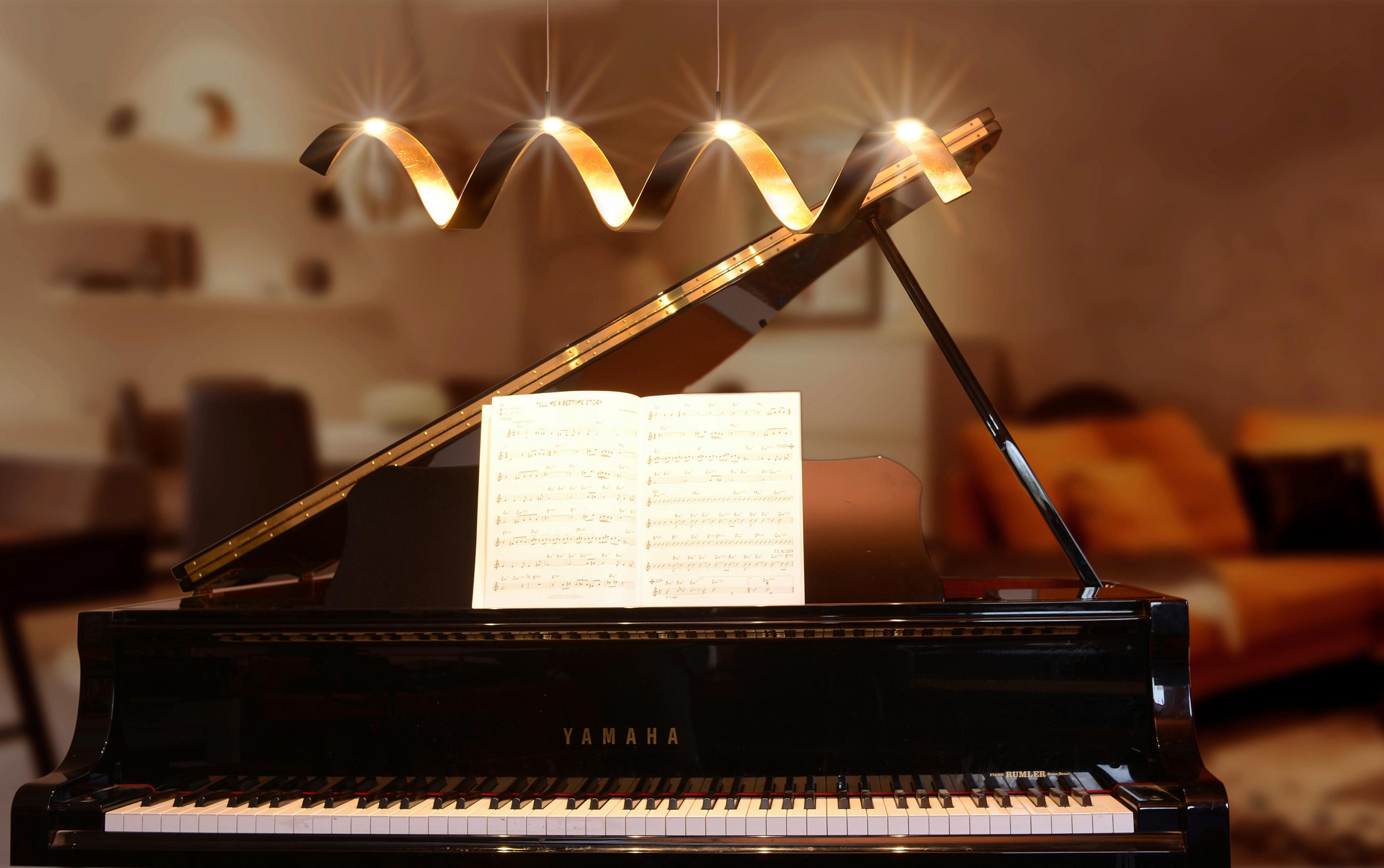 Led-deckenleuchte Helix Led-Helix-S4 Ner - Goldfarben/Schwarz, Design, Metall (80/13,5/120cm)