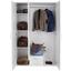 Drehtürenschrank mit Spiegel 120cm Paul, Weiß Dekor - Weiß, ROMANTIK / LANDHAUS, Glas/Holzwerkstoff (120/196/53,5cm) Drehtürenschrank mit Spiegel 120cm Paul, Weiß Dekor - Weiß, ROMANTIK / LANDHAUS, Glas/Holzwerkstoff (120/196/53,5cm)