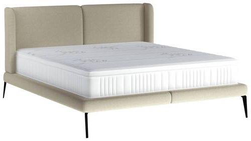 Polsterbett +matratze 180x200 Tessina Now Or Never Cognac - Cognac/Creme, MODERN, Textil (180/200cm) - Livetastic