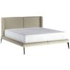 Polsterbett +matratze 180x200 Tessina Now Or Never Cognac - Cognac/Creme, MODERN, Textil (180/200cm) - Livetastic