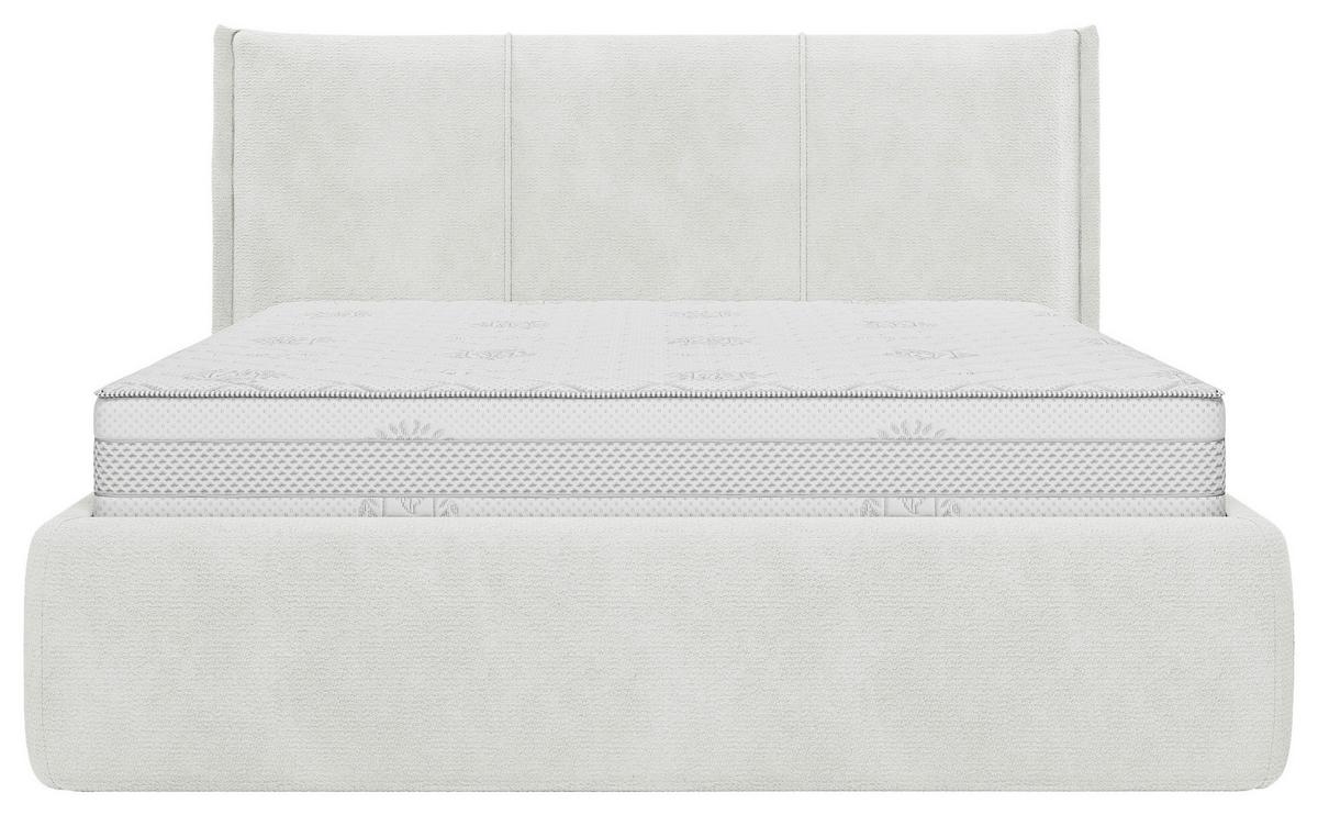 Polsterbett Beli Creme Lf: 180x200 Cm - Creme/Schwarz, MODERN, Holz/Holzwerkstoff (180/200cm) - MID.YOU